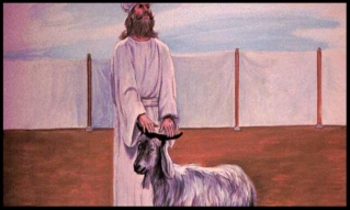 Image result for priest on the day of atonement goat