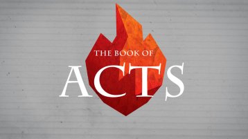 Acts Series — Sermons — Parkview Christian Church